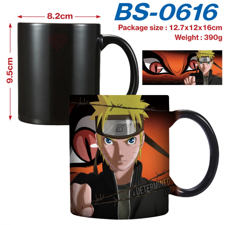 Naruto  Anime high-temperature color-changing printing ceramic mug 400ml BS-0616
