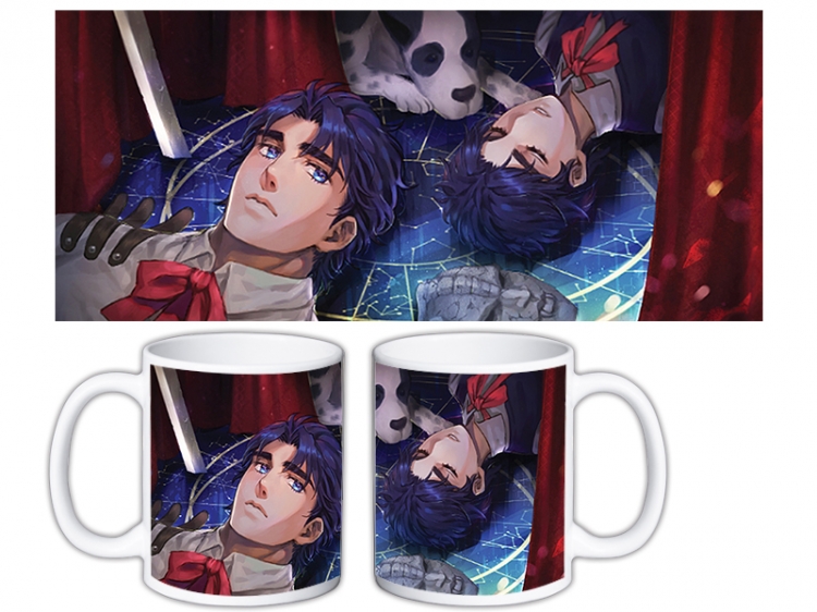 JoJos Bizarre Adventure Anime color printing ceramic mug cup price for 5 pcs MKB-738