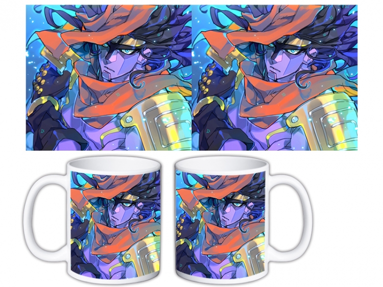 JoJos Bizarre Adventure Anime color printing ceramic mug cup price for 5 pcs MKB-740