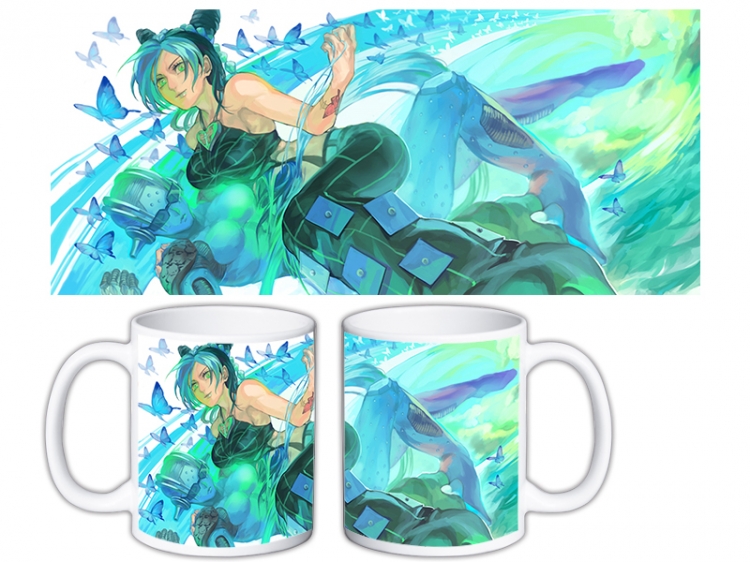 JoJos Bizarre Adventure Anime color printing ceramic mug cup price for 5 pcs  MKB-729