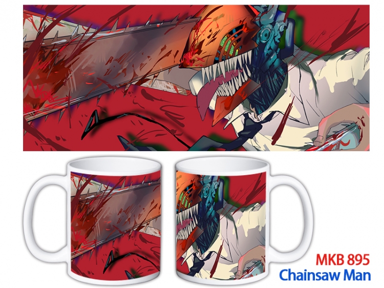Chainsaw man Anime color printing ceramic mug cup price for 5 pcs MKB-895