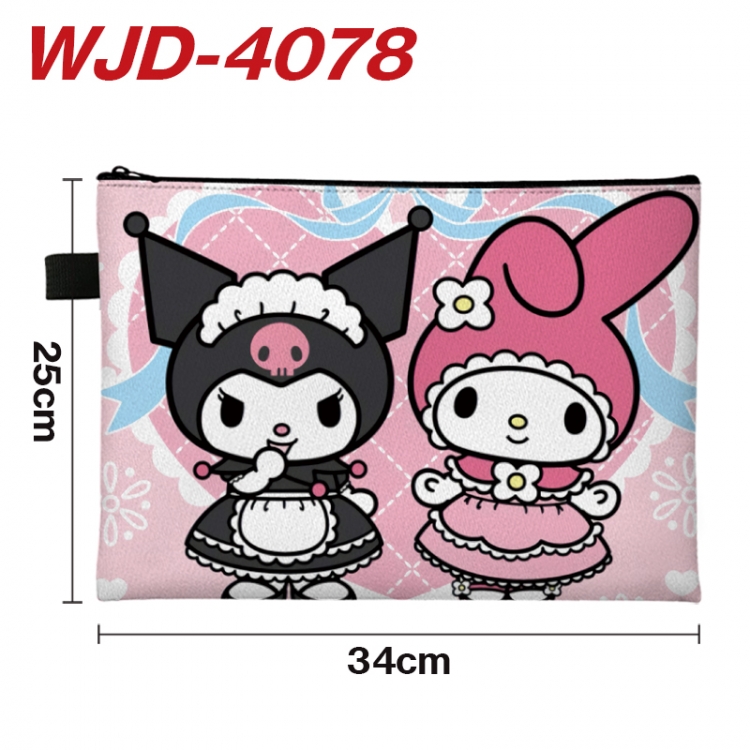 melody Anime Full Color A4 Document Bag 34x25cm  WJD-4078