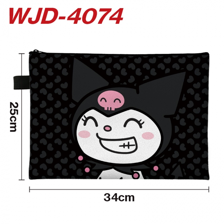 melody Anime Full Color A4 Document Bag 34x25cm WJD-4074