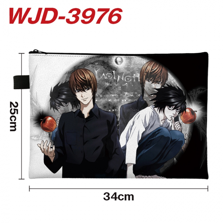 Death note Anime Full Color A4 Document Bag 34x25cm WJD-3976