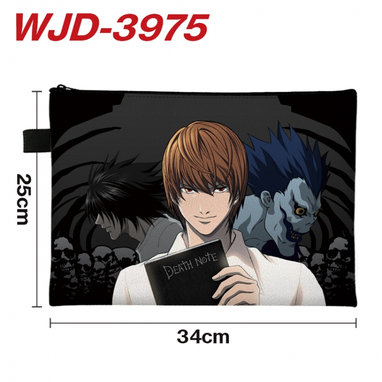 Death note Anime Full Color A4 Document Bag 34x25cm WJD-3975