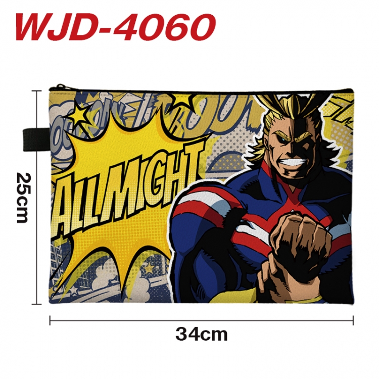 My Hero Academia Anime Full Color A4 Document Bag 34x25cm  WJD-4060