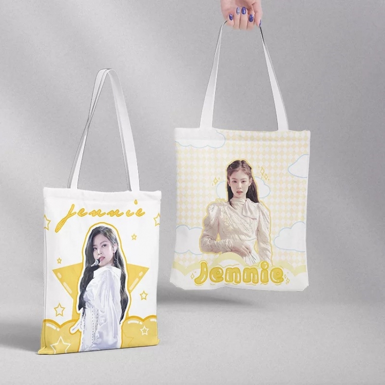Jin Zhini peripheral canvas handbag gift bag large capacity shoulder bag 36x39cm price for 2 pcs