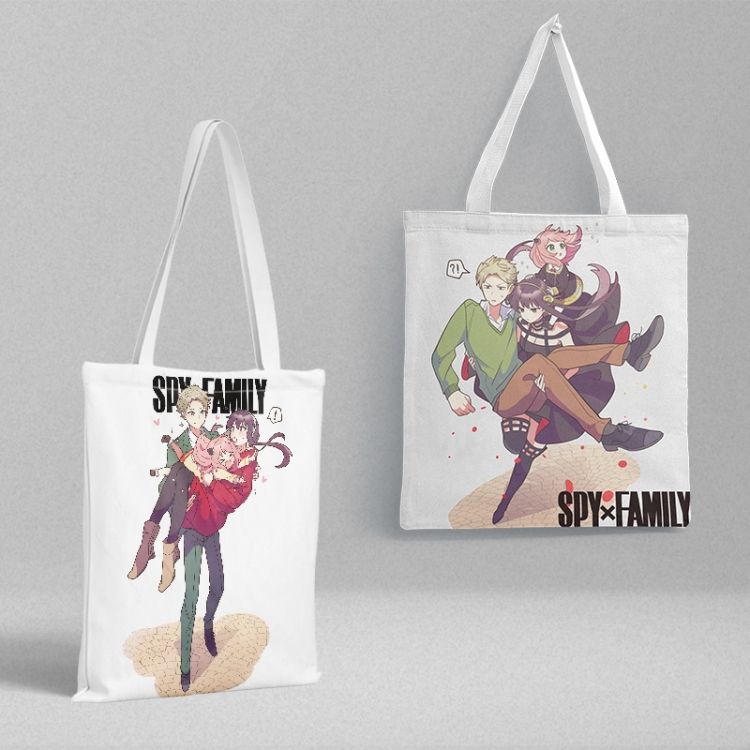 SPY×FAMILY  peripheral canvas handbag gift bag large capacity shoulder bag 36x39cm price for 2 pcs