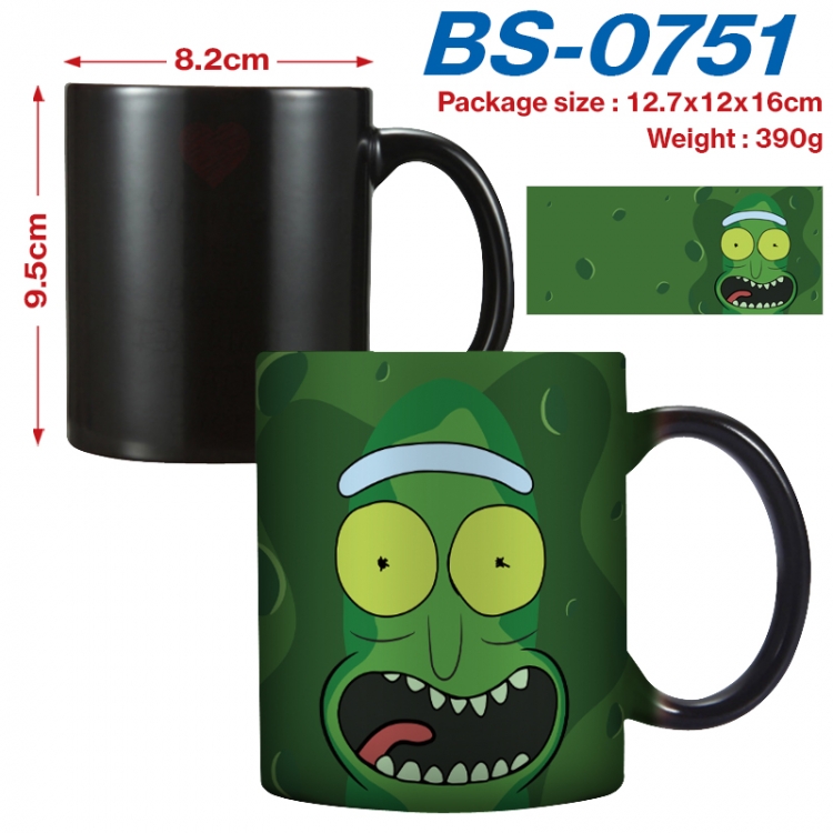 Rick and Morty  Anime high-temperature color-changing printing ceramic mug 400ml BS-0751