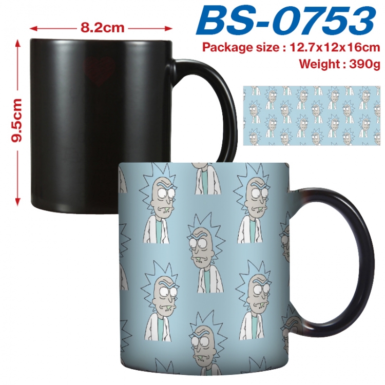 Rick and Morty  Anime high-temperature color-changing printing ceramic mug 400ml BS-0753
