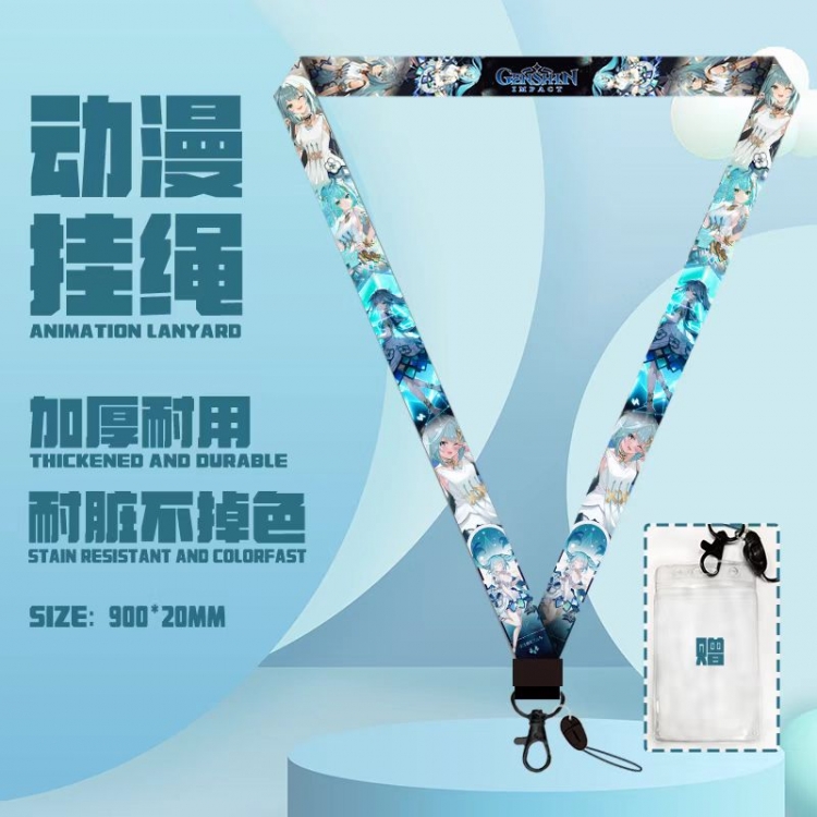Genshin Impact Animation peripheral long hanging rope 900x20mm price for 5 pcs