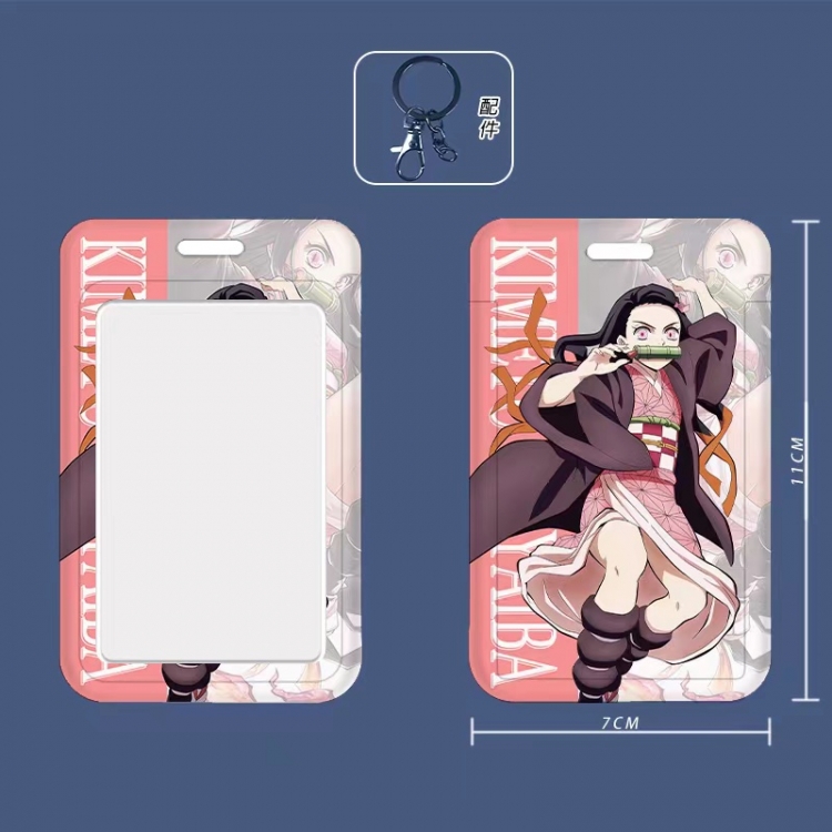 Demon Slayer Kimets Animation peripheral ID card holder with a length of 11cm and a width of 7cm price for 5 pcs