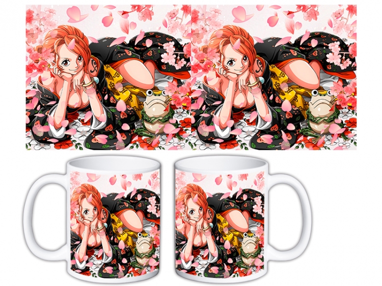 One Piece Anime color printing ceramic mug cup price for 5 pcs  MKB-1531