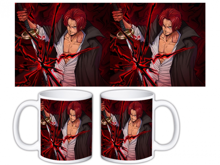 One Piece Anime color printing ceramic mug cup price for 5 pcs  MKB-1526
