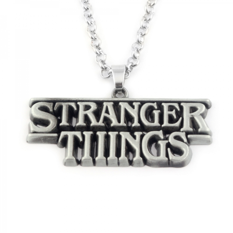 Stranger Things Animation Metal Necklace Pendant Decorative Chain OPP Packaging price for 5 pcs