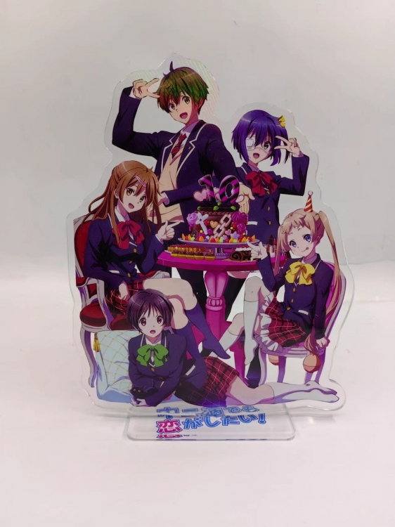 Chuunibyou Demo Koi Ga Shitai Anime Laser Acrylic Humanoid  keychain Standing Plates