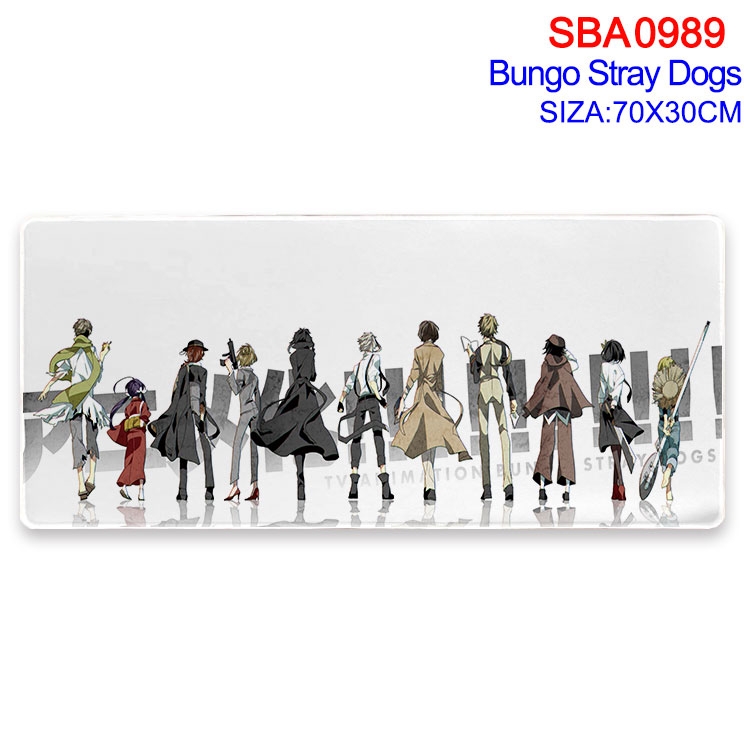 Bungo Stray Dogs Animation peripheral locking mouse pad 70X30cm SBA-989-2