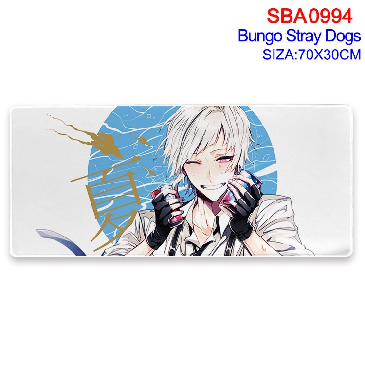 Bungo Stray Dogs Animation peripheral locking mouse pad 70X30cm