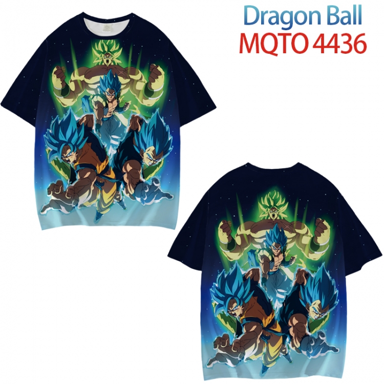DRAGON BALL Full color printed short sleeve T-shirt from XXS to 4XL MQTO-4436-3