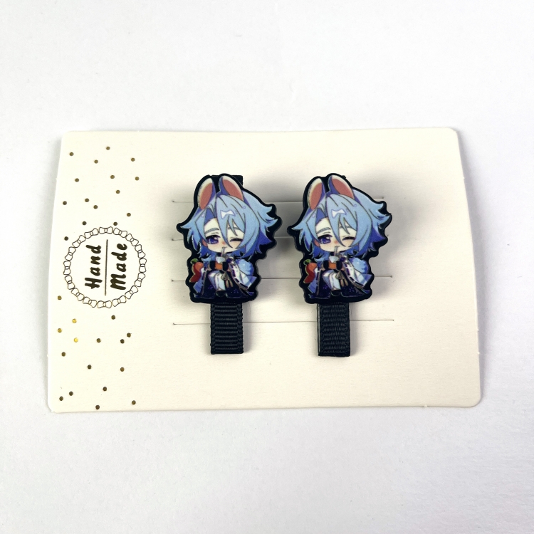 Genshin Impact Hair clip decoration student clip  price for 10 pcs 5053