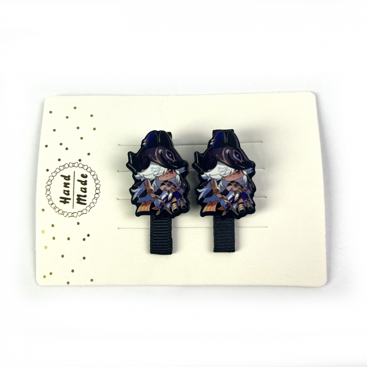 Genshin Impact Hair clip decoration student clip  price for 10 pcs  4703