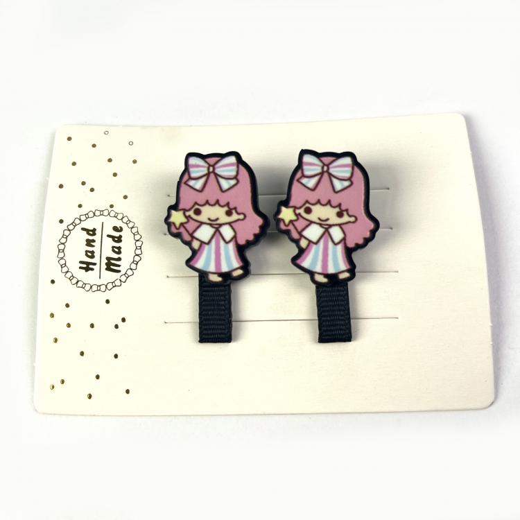 sanrio Hair clip decoration student clip  price for 10 pcs 4748