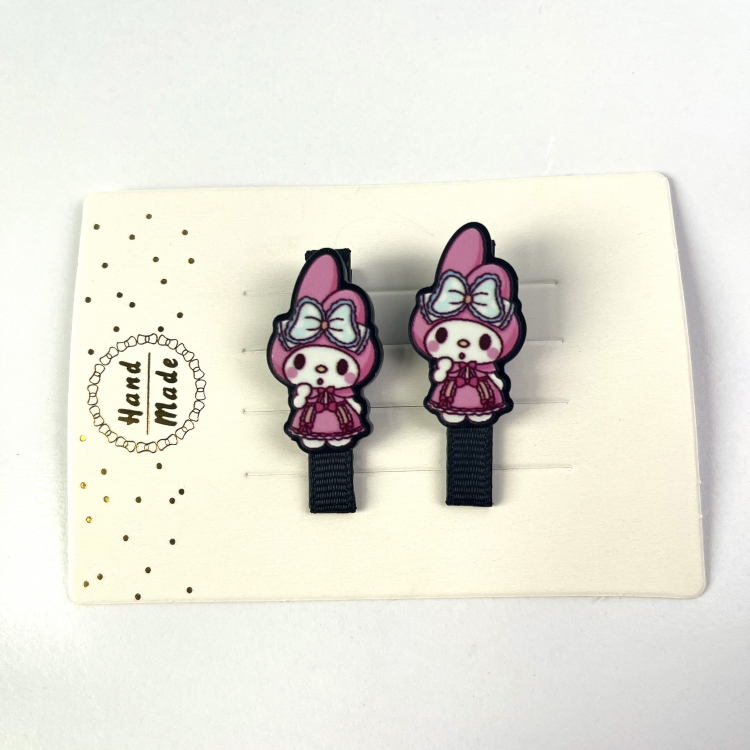 sanrio Hair clip decoration student clip  price for 10 pcs 4740