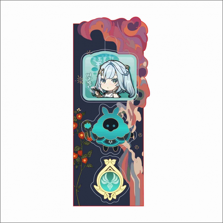 Genshin Impact Pack of 3 Badge Brooch Acrylic Pendant price for 5 pcs