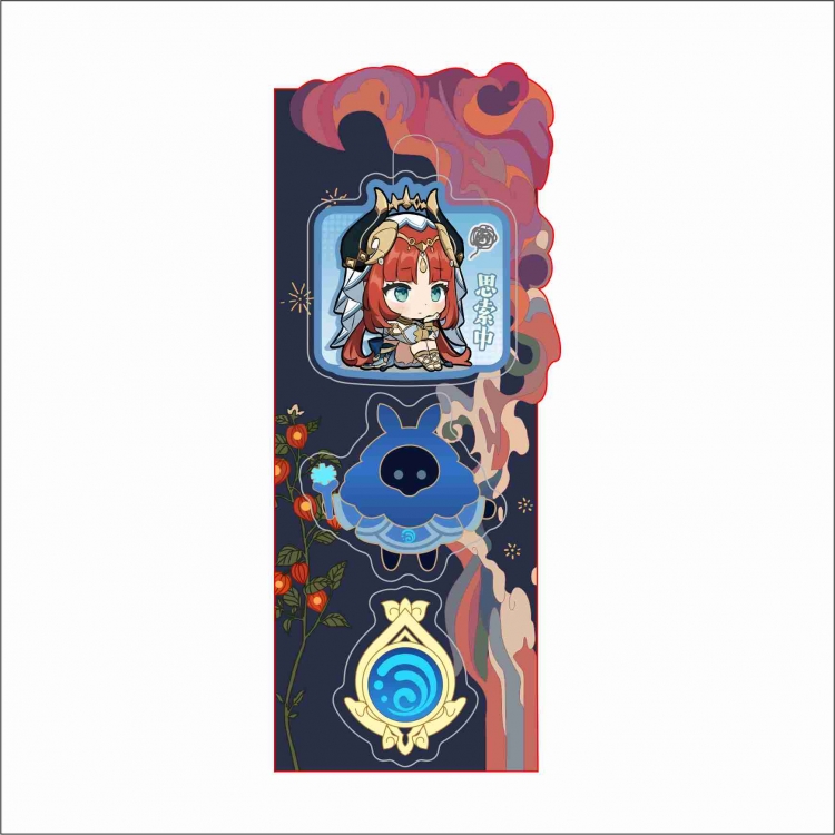 Genshin Impact Pack of 3 Badge Brooch Acrylic  Pendant price for 5 pcs