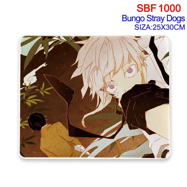 Bungo Stray Dogs Anime peripheral edge lock mouse pad 25X30cm SBF-1000-2