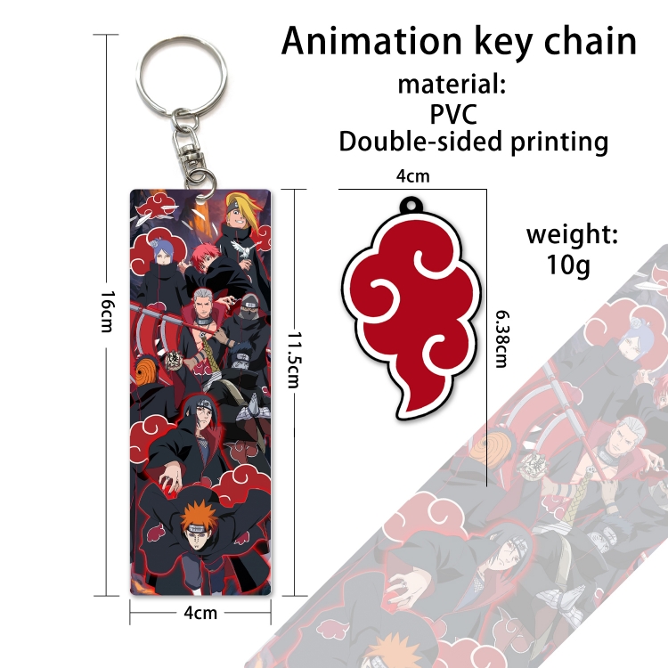 Naruto PVC Keychain Bag Pendant Ornaments OPP Package  price for 10 pcs  YS20