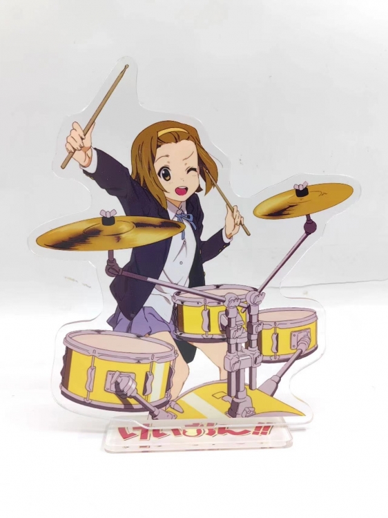 K-ON! Anime Laser Acrylic Humanoid  keychain Standing Plates  1256