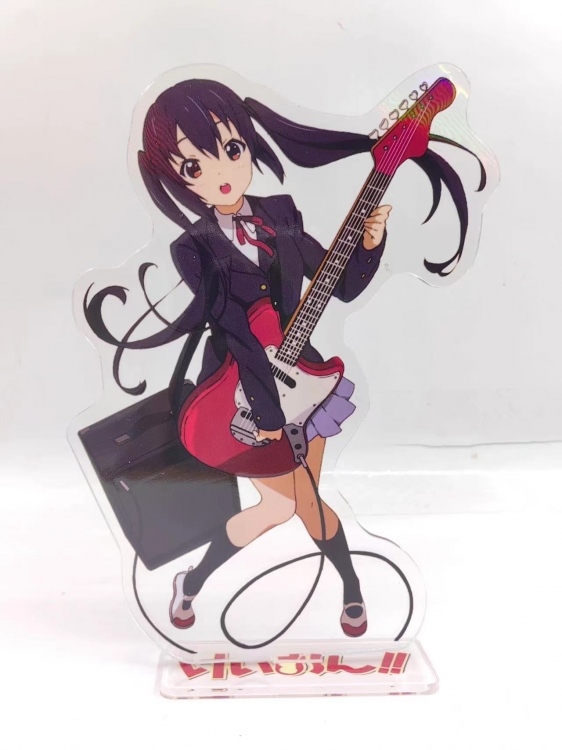 K-ON! Anime Laser Acrylic Humanoid  keychain Standing Plates 0742