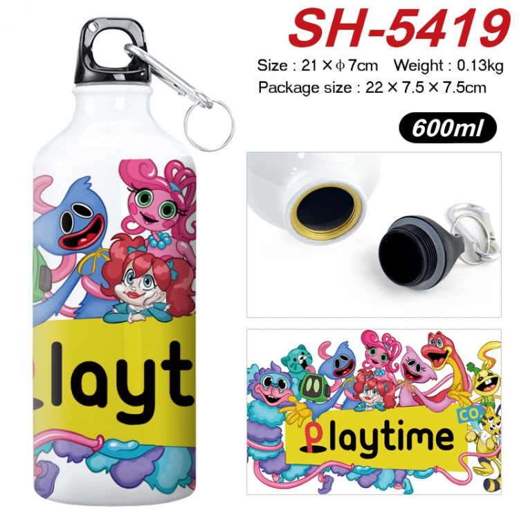 Poppy Playtime Anime print sports kettle aluminum kettle water cup 21x7cm  SH-5419