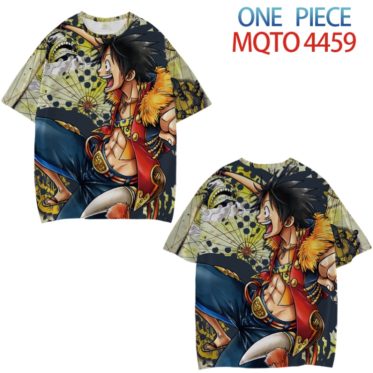 One Piece Full color printed short sleeve T-shirt from XXS to 4XL MQTO-4459-3