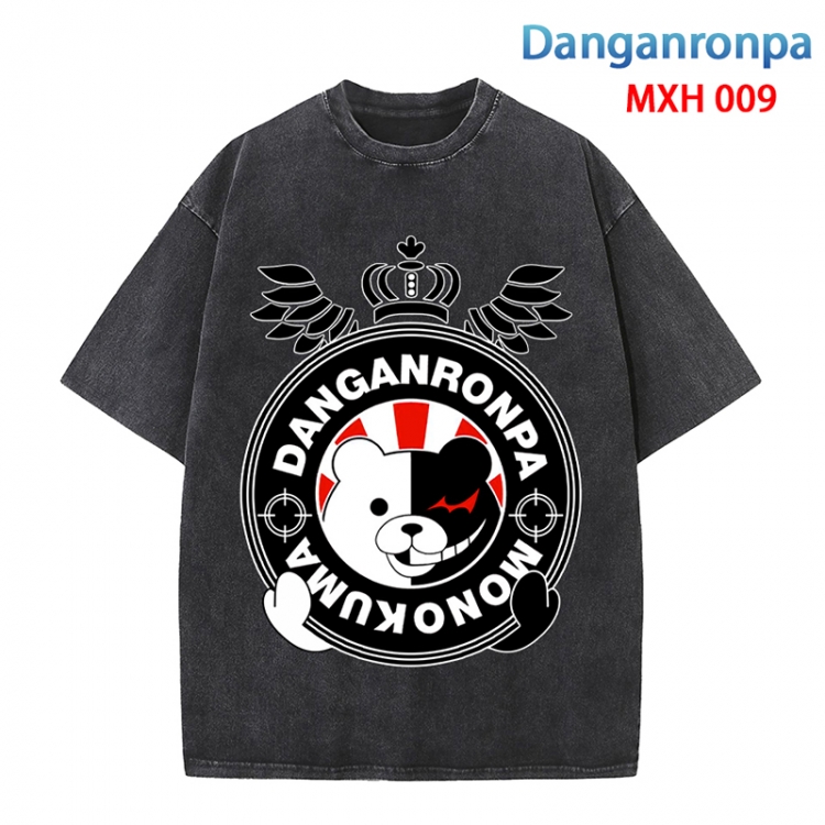 Dangan-Ronpa Anime peripheral pure cotton washed and worn T-shirt from S to 4XL MXH-009