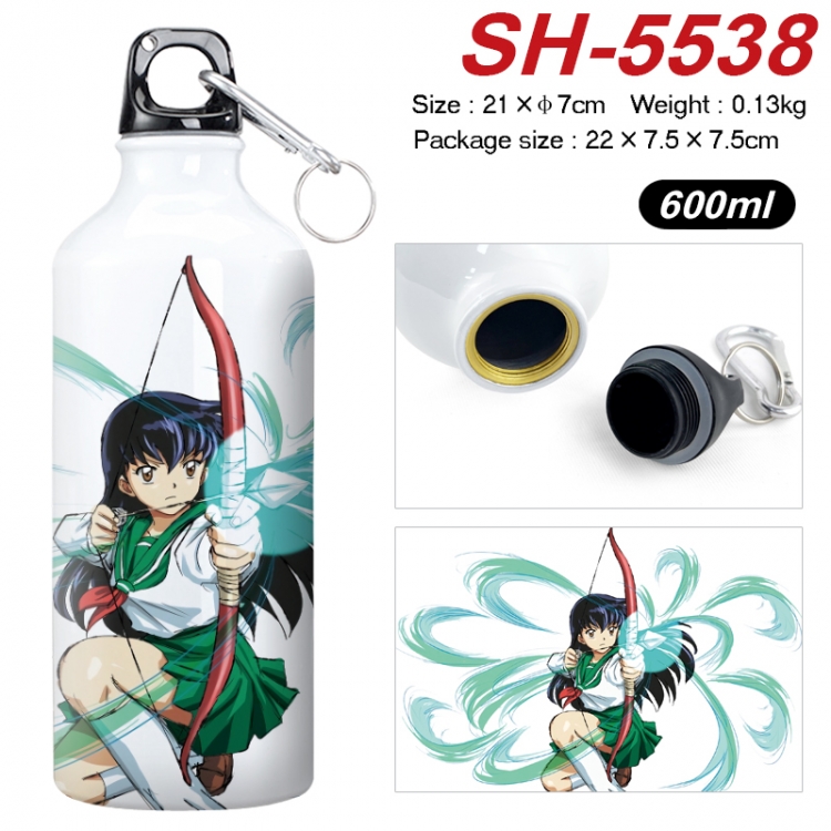 Inuyasha Anime print sports kettle aluminum kettle water cup 21x7cm SH-5538
