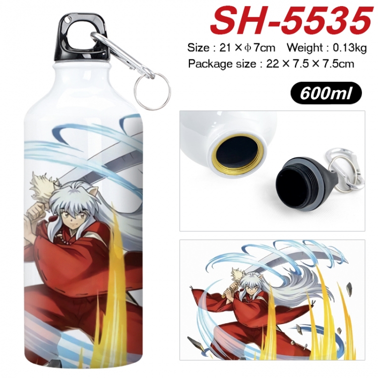 Inuyasha Anime print sports kettle aluminum kettle water cup 21x7cm  SH-5535