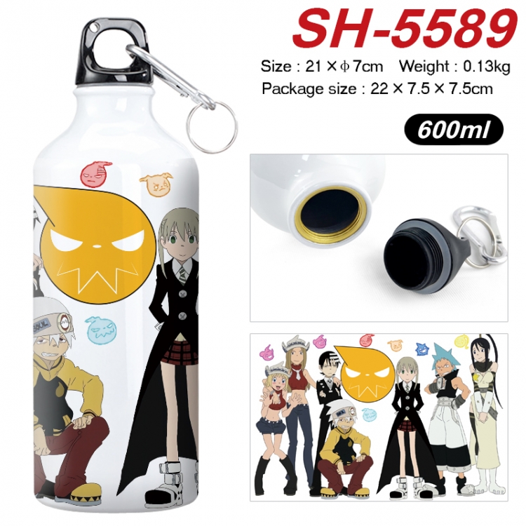 Soul Eater Anime print sports kettle aluminum kettle water cup 21x7cm SH-5589