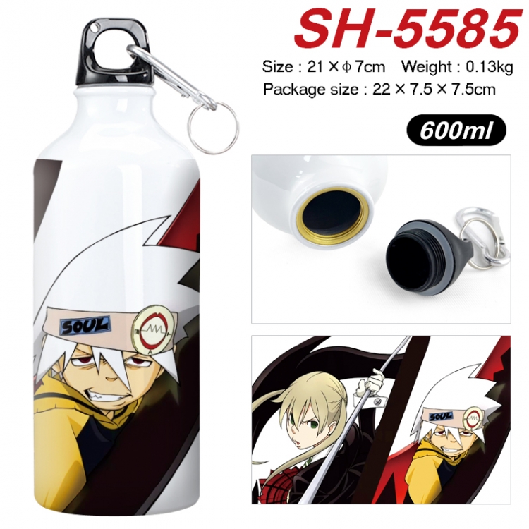 Soul Eater Anime print sports kettle aluminum kettle water cup 21x7cm SH-5585