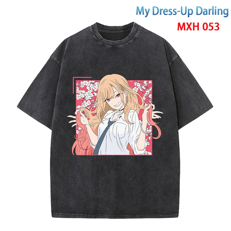 Sono Bisque Doll wa Koi o Suru Anime peripheral pure cotton washed and worn T-shirt from S to 4XL  MXH-053