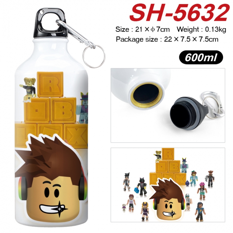 Robllox Anime print sports kettle aluminum kettle water cup 21x7cm SH-5632