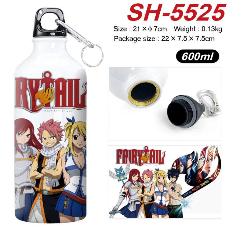 Fairy tail Anime print sports kettle aluminum kettle water cup 21x7cm SH-5525