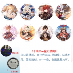 Genshin Impact Anime round Ast...