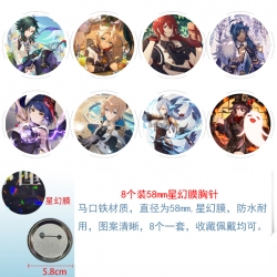 Genshin Impact Anime round Ast...