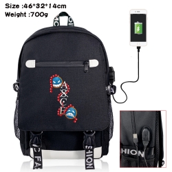 One Piece USB backpack cartoon...