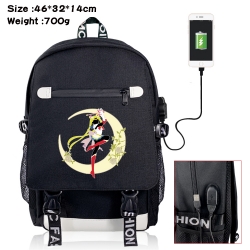 sailormoon USB backpack cartoo...