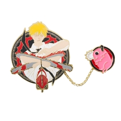 Chainsaw man Metal badge decor...