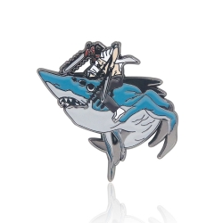 Chainsaw man Metal badge decor...