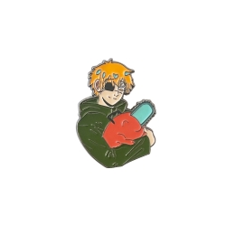 Chainsaw man Metal badge decor...